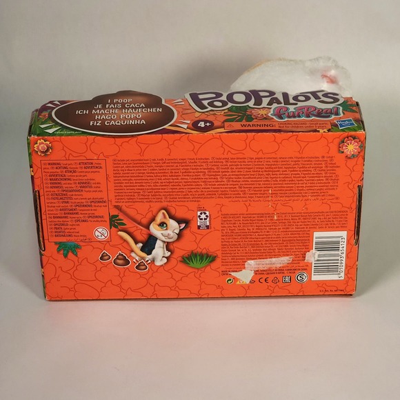 furReal PoopaLots Big Wags Kitty Interactive Pet Toy With Leash Hasbro Kids NEW - Picture 5 of 5